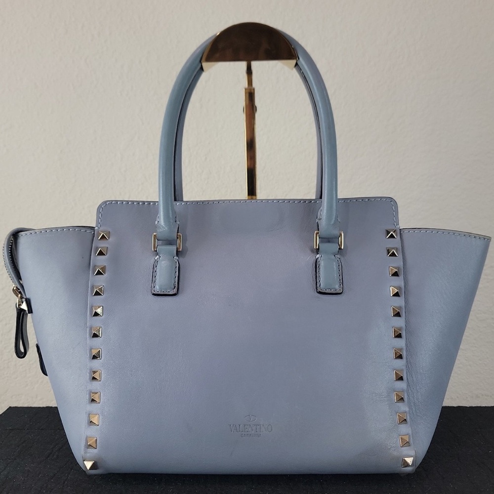 VALENTINO GARAVANI Vitello Rockstud Tote small - Picture 2 of 10